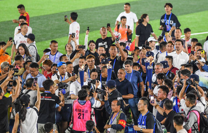 追光 | “村超”场边的鼓声，又响起来了！